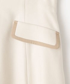 Feroux 【洗える】バイカラーフレア スカート