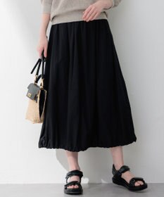 23区 L 【洗える】ヴィンテージライトタフタ バルーン スカート