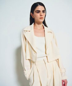 GRACE CONTINENTAL ストレッチスラブ3WAYコート