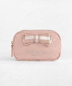 TOCCA 【WEB限定】BICOLOR RIBBON POUCH ポーチ