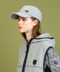 JOSEPH ABBOUD MOUNTAIN ヘリンボンウールフリースキャップ