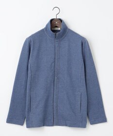 JOSEPH ABBOUD MOUNTAIN 【オーガニックコットン使用/ 柔らかな肌触り】 ハイネックジップ ブルゾン