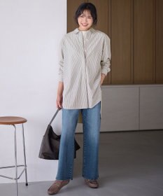 ANY L 【手洗い可能/抗菌防臭/UVカット/速乾】ロングシャツ