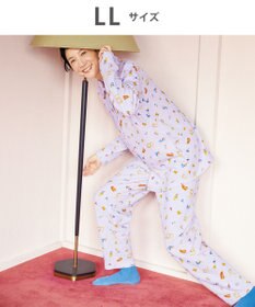 tsumori chisato SLEEP ツモリチサト パジャマ キルトニット素材(本体) あったか 長袖 長ズボン レディース UDW404 /ワコール