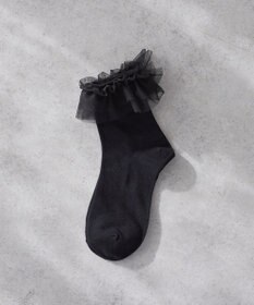 Maison de FLEUR チュールボリュームフリルソックス
