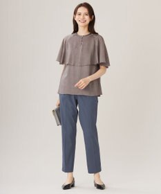 自由区 【カタログ掲載・セットアップ対応・接触冷感・UVケア・洗える】ファンクショナルクロステーパード パンツ