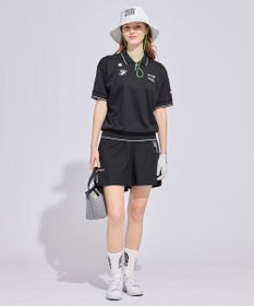 PW CIRCULUS 【WOMEN】ミニワッフル鹿の子ポロ ゴルフウェア レディース