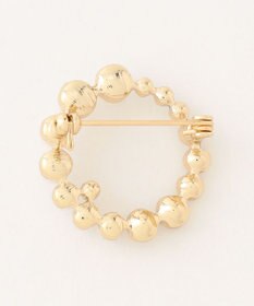 組曲 ラインアンドサークルストーンパール ブローチ