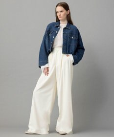 NAVE 【ReNAVE・洗える】4タックワイドパンツ