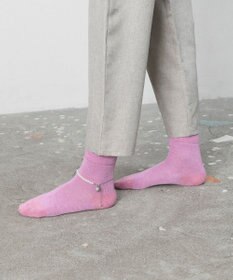 TRICOTE アンクレット付きベーシックソックス