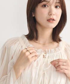 earth music&ecology チュールブラウス