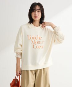 Green Parks オーバーサイズロゴ裏毛プルオーバー