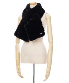 MOONBAT FURLA フェイクファーティアードマフラー