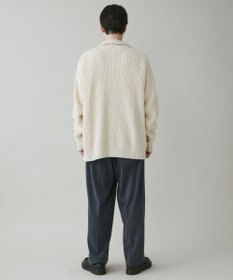 WEGO 起毛TR ワイドストレートスラックス