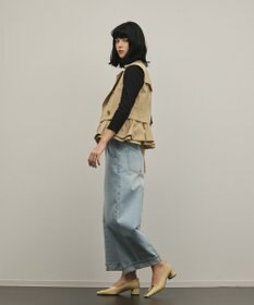 GRACE CONTINENTAL ペプラムトレンチベスト