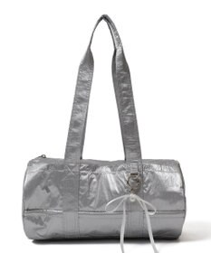 WEGO サテンリボンチャーム付きボストンバッグ