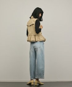 GRACE CONTINENTAL ペプラムトレンチベスト