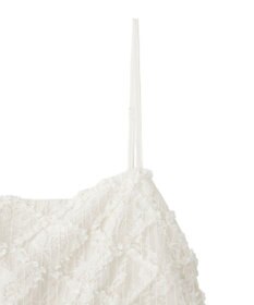 earth music&ecology 【予約】フリンジレースキャミビスチェ