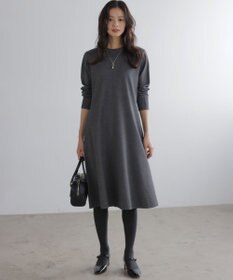 組曲 L シックフレアニットワンピース