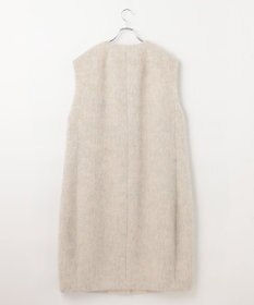 #Newans ロングコクーンファーベスト