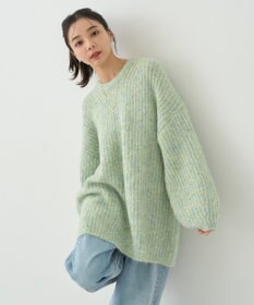 earth music&ecology ふわふわＭＩＸヤーンチュニック