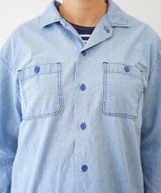 caqu USN chambrey shirts コットンシャンブレーシャツ