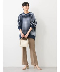 AMERICAN HOLIC バックＺＩＰロゴ刺繍ポンチチュニック