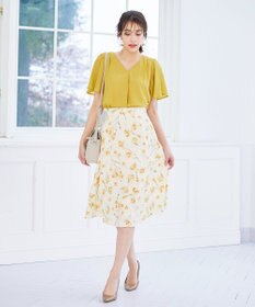 Tiaclasse 花柄プリントスカート