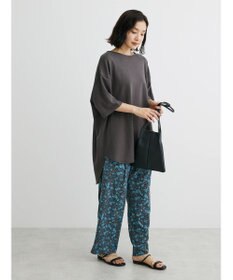 Green Parks ミニ裏毛バックカシュクール半袖チュニック