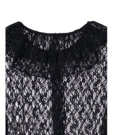 earth music&ecology ポコポコレースブラウス