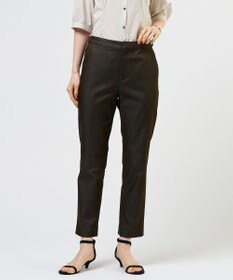 J.PRESS LADIES 【WEB限定カラーあり】TCシャンブレーサテンST テーパード パンツ