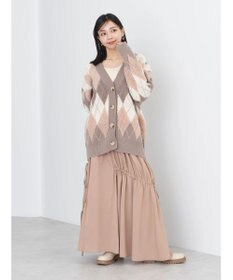 earth music&ecology ドロストギャザーフレアスカート