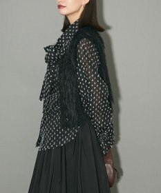 Green Parks ボウタイリボンブラウス