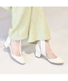 MODE ET JACOMO <noyau>ブロックヒールチュールブーツ