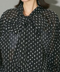 Green Parks ボウタイリボンブラウス