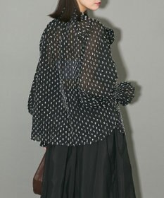 Green Parks ボウタイリボンブラウス