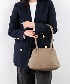 blancle シュリンクレザー 舟形ボストン