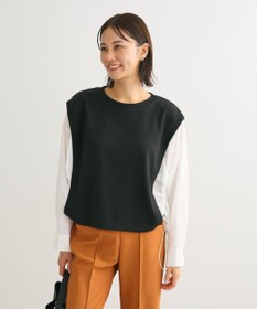 Green Parks リップルドッキングシャーリングプルオーバー