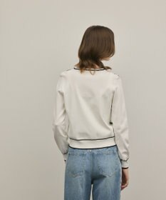 GRACE CONTINENTAL フラワープリントニットカーディガン