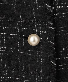 Feroux 【洗える】ラメツイード ジレ