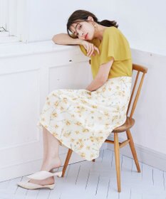 Tiaclasse 花柄プリントスカート