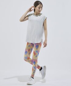 CW-X 【WOMEN】 CW-X Ｔシャツ 梨地素材 薄手 シアー感 スポーツウェア ノースリーブ レディース DLY123 /ワコール