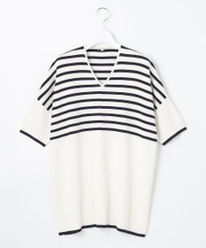 自由区 【新型登場！/WEB限定カラー有】ハイツイストコットンアセテート ニット5分袖