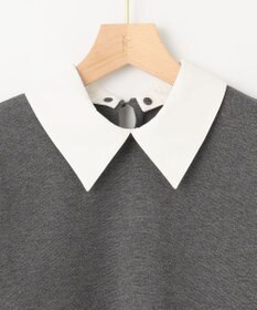 組曲 【WEB限定】ELENA襟付き セットアップワンピ