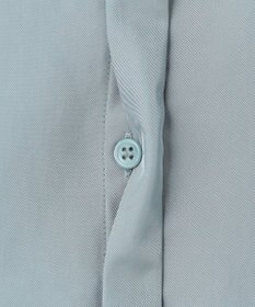 ICB 【WEB限定・洗える】 シルキーツイル クロップドシャツ