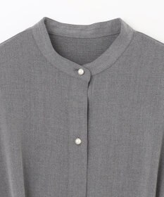 ANY 【洗濯機可能/ストレッチ】ウールライク前開きワンピース