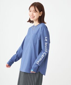 SHARE PARK LADIES 【UNISEX】吸水速乾 ショルダーロゴロングスリーブTシャツ（S・Mサイズ）