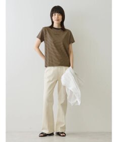 AMERICAN HOLIC 刺繍ロゴボーダープルオーバー