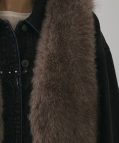 GRACE CONTINENTAL フェイクフォックスファ－ベスト