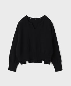 GRACE CONTINENTAL レースカラーニットトップ